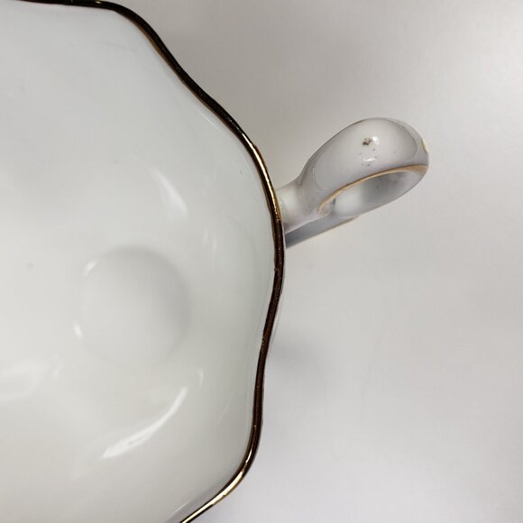 Vintage Salisbury English Bone China 3-piece Tea Trio Cobalt, Gold Trim - Picture 7 of 8